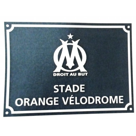 Plaque de rue Marseille ,stade orange vélodrome