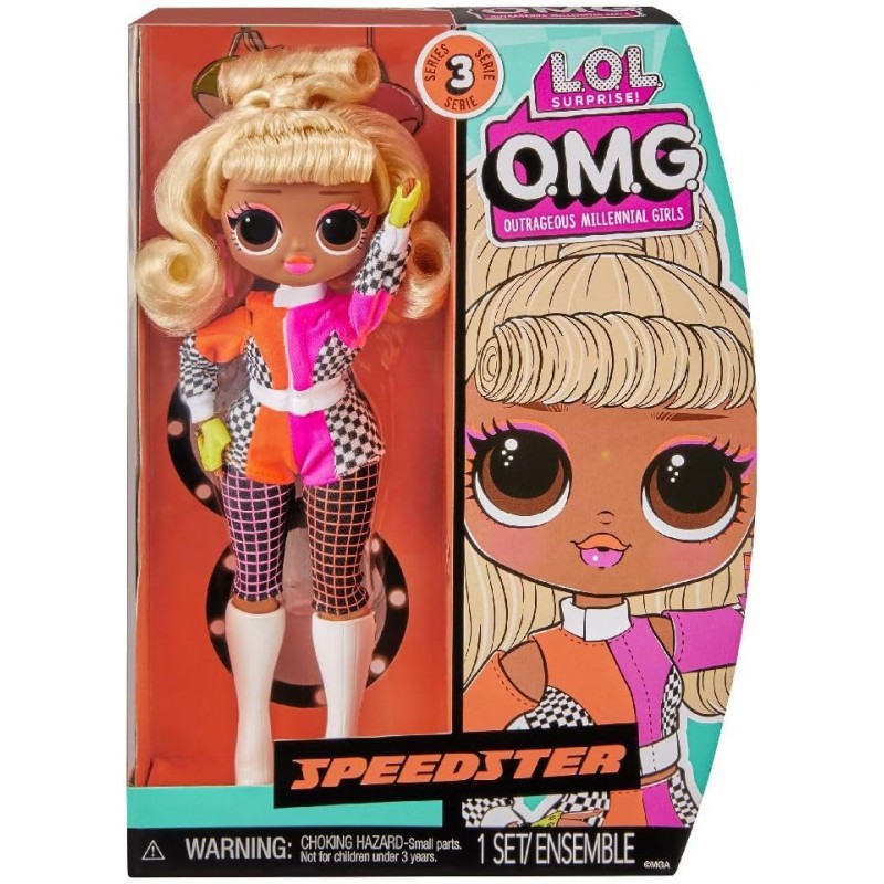 LOL Surprise OMG Poupée mannequin - SPEEDSTER LOL Surprise OMG Poupée mannequin - SPEEDSTER