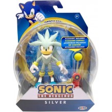Sonic The Hedgehog Figurine Silver de 10,2 cm