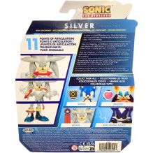 Sonic The Hedgehog Figurine Silver de 10,2 cm