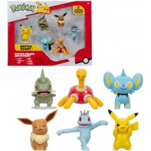 Coffret de 6 figurines Pokémon 5 cm