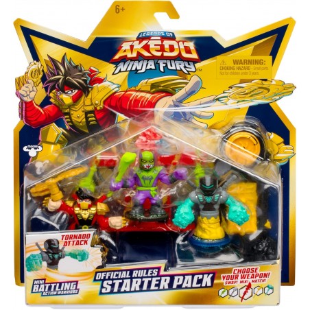 Akedo Coffret de demarrage 3 figurines