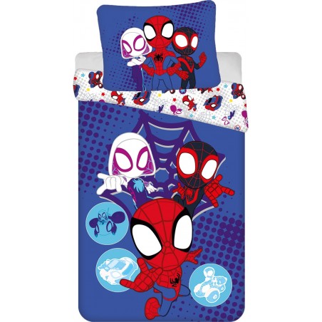 Housse de couette Spiderman-spidey réversible