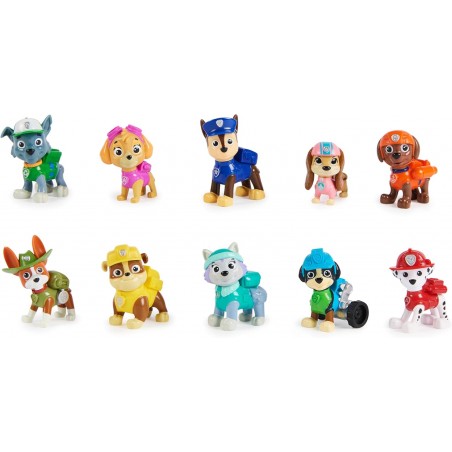 Pat Patrouille - Coffret Cadeau 10 Figurines All paws