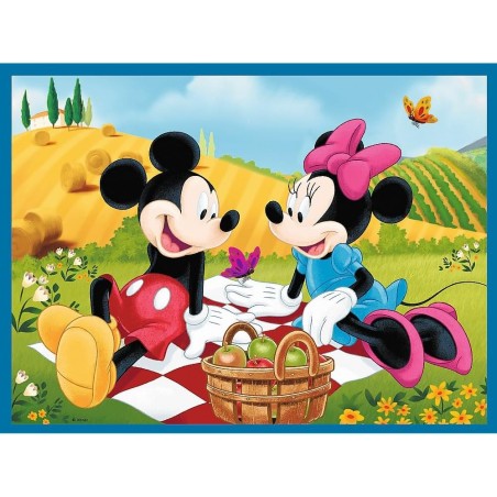 Mickey et Minnie Puzzle 30 et 48 piéces et memos