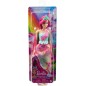 Poupée Barbie Royal Dreamtopia Cheveux Roses avec Corsage Scintillant, Jupe À Fleurs