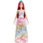 Poupée Barbie Royal Dreamtopia Cheveux Roses avec Corsage Scintillant, Jupe À Fleurs