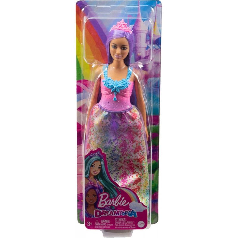 Poupée Barbie Dreamtopia Royal Cheveux Violets Poupée Barbie Dreamtopia Royal Cheveux Violets