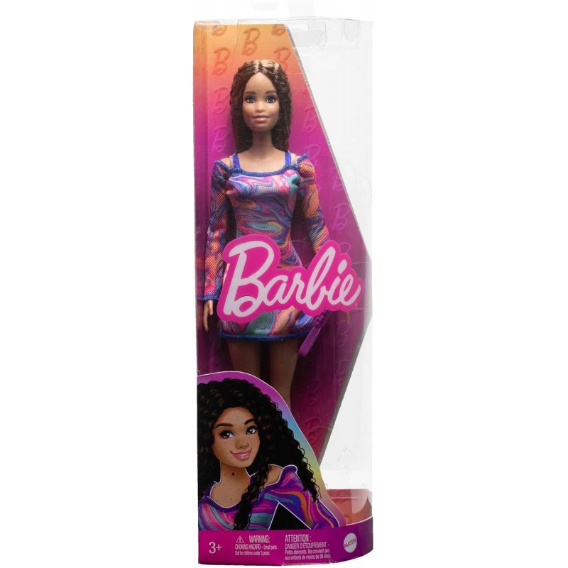 Poupée Barbie Fashionistas avec Cheveux Crépus Et Taches De Rousseur Poupée Barbie Fashionistas avec Cheveux Crépus Et Taches De Rousseur