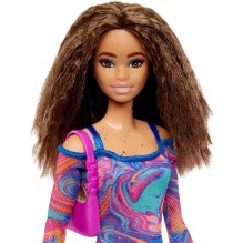 Poupée Barbie Fashionistas avec Cheveux Crépus Et Taches De Rousseur