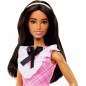 Poupée Barbie Fashionistas,Cheveux Noirs avec Robe Rose Poupée Barbie Fashionistas,Cheveux Noirs avec Robe Rose