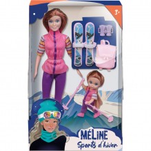 Poupée mannequin Méline sports d'hiver