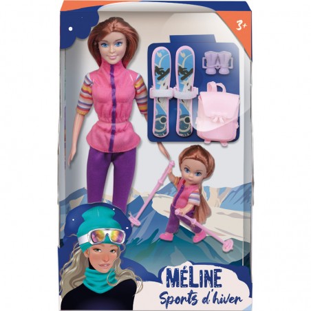 Poupée mannequin Méline sports d'hiver