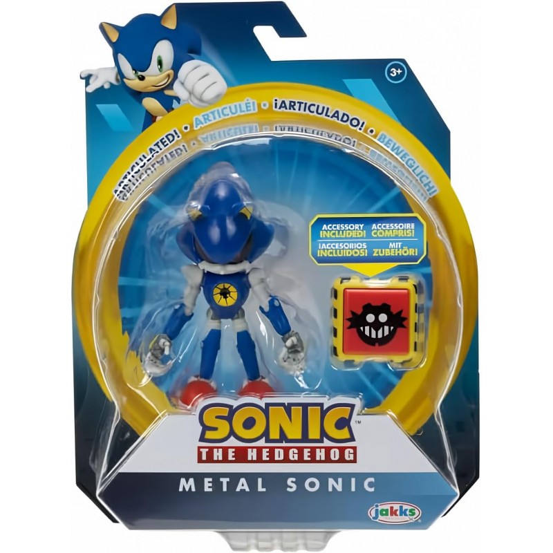 Sonic The Hedgehog Figurine metal de 10,2 cm –