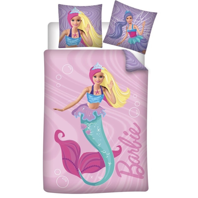 Housse de couette Barbie Petite Sirène Housse de couette Barbie Petite Sirène