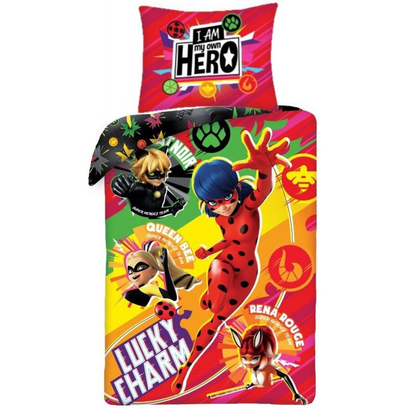 Housse de couette Miraculous Lucky Charm Housse de couette Miraculous Lucky Charm