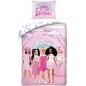 Housse de couette Barbie réversible