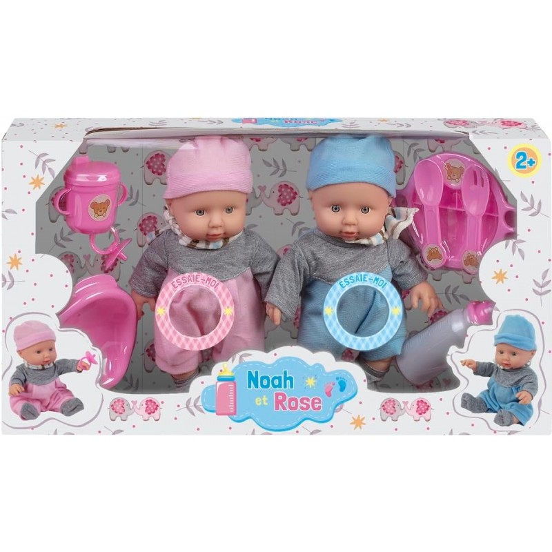 Poupons Jumeaux 6 Sons et Accessoires Poupons Jumeaux 6 Sons et Accessoires