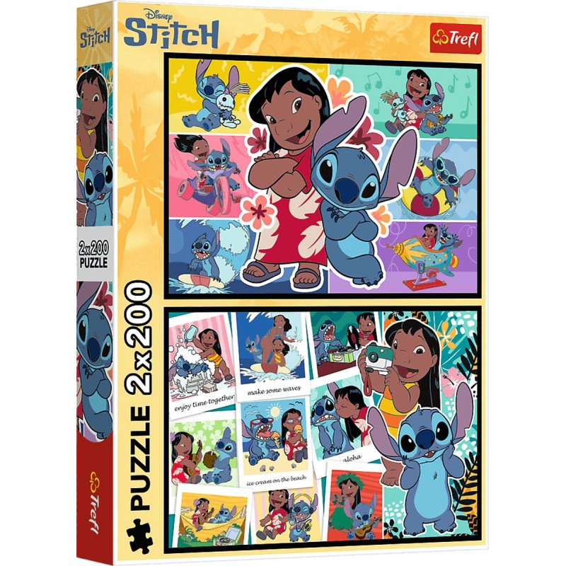 Lilo & Stitch Puzzle 2 x 200 piéces Lilo & Stitch Puzzle 2 x 200 piéces