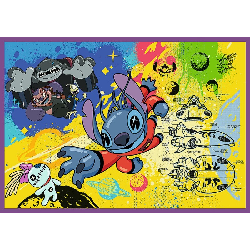 Lilo & Stitch Puzzle 4 x 250 piéces
