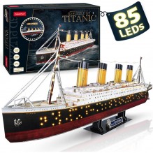 Puzzle titanic led 3d