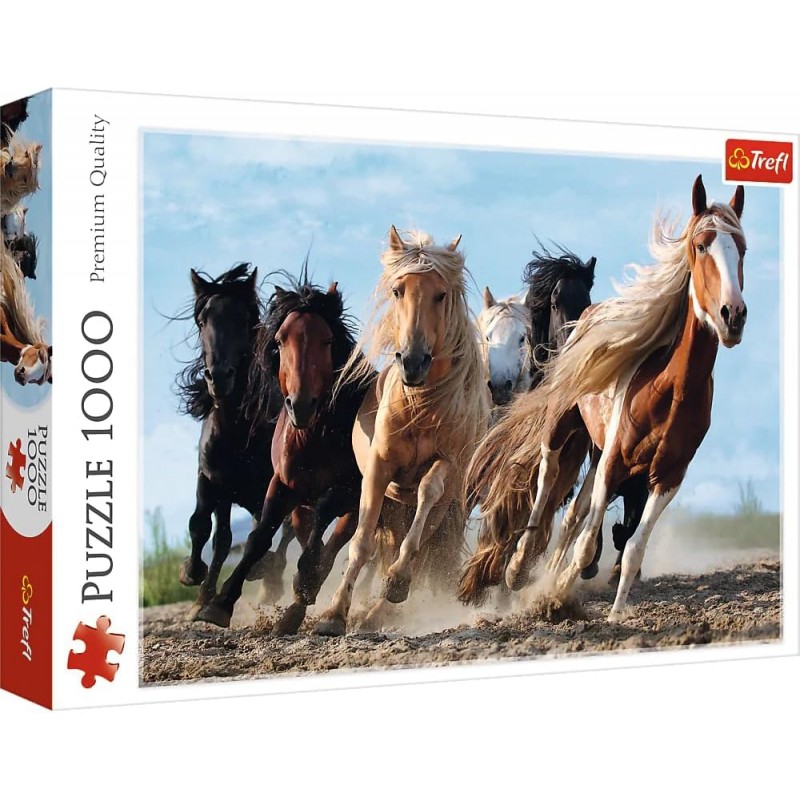 Puzzle 1000 piéces chevaux au galop Puzzle 1000 piéces chevaux au galop