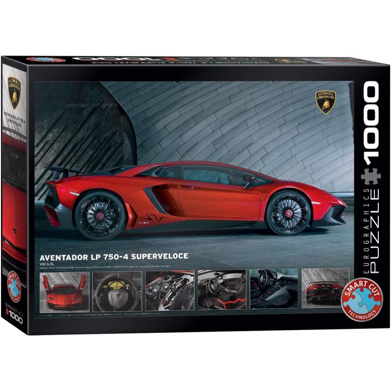 Puzzle 1000 piéces aventador lanborghini