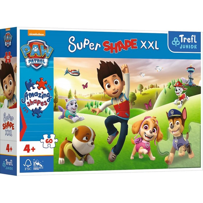 Puzzle 60 piéces Pat patrouille xxl