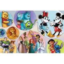 Disney puzzle Casse-tête - Le monde coloré - 160 piéces