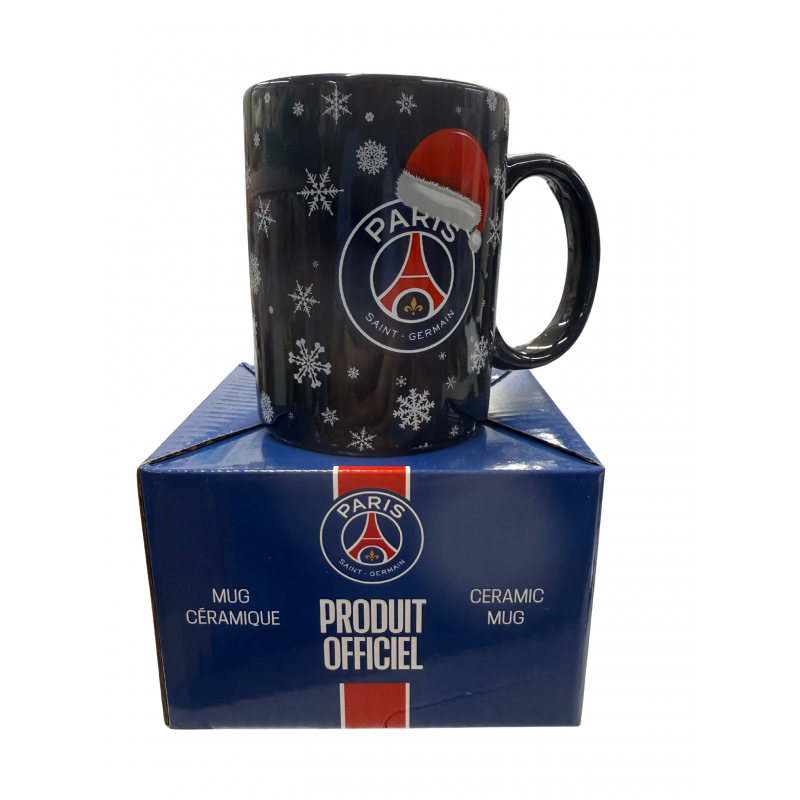 Mug Officiel PSG Noël – Céramique, 100 % Parisien, Boîte Vitrine Mug Officiel PSG Noël – Céramique, 100 % Parisien, Boîte Vitrine