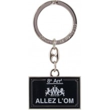 Porte clés Olympique de Marseille plaque de rue