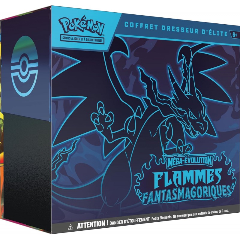 Pokémon - ETB Coffret Dresseur d'Élite ME02 - Méga-Évolution : Flammes Fantasmagoriques : Dracaufeu