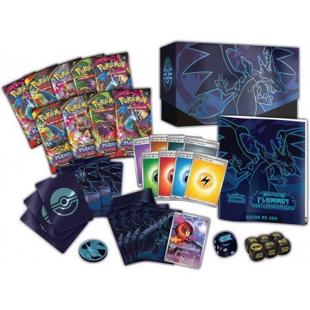 Pokémon - ETB Coffret Dresseur d'Élite ME02 - Méga-Évolution : Flammes Fantasmagoriques : Dracaufeu