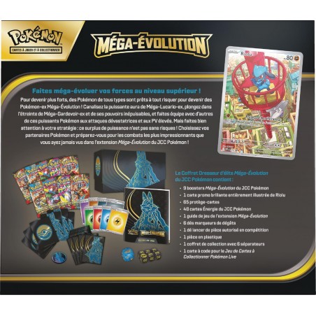Pokémon - ETB Coffret Dresseur d'Elite - ME01 Méga Evolution - Méga-Lucario