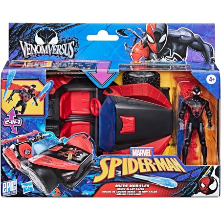 Spiderman Bolide et figurine Morales
