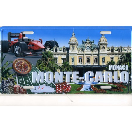Plaque de rue Monaco Monte-carlo