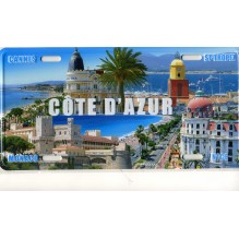 Plaque de rue Cote d'azur Cannes,Nice,Monaco,Saint Tropez