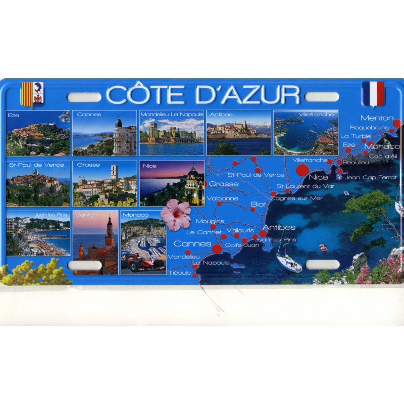 Plaque de rue villes cote d'azur Plaque de rue villes cote d'azur