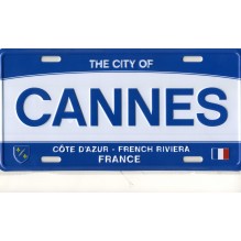Plaque de rue Cannes