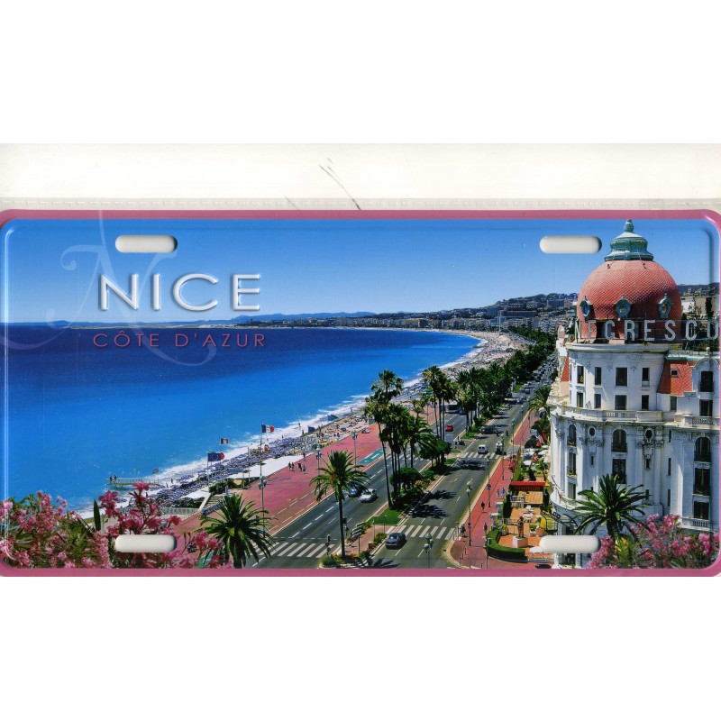 Plaque de rue de Nice