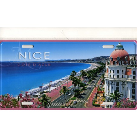 Plaque de rue de Nice