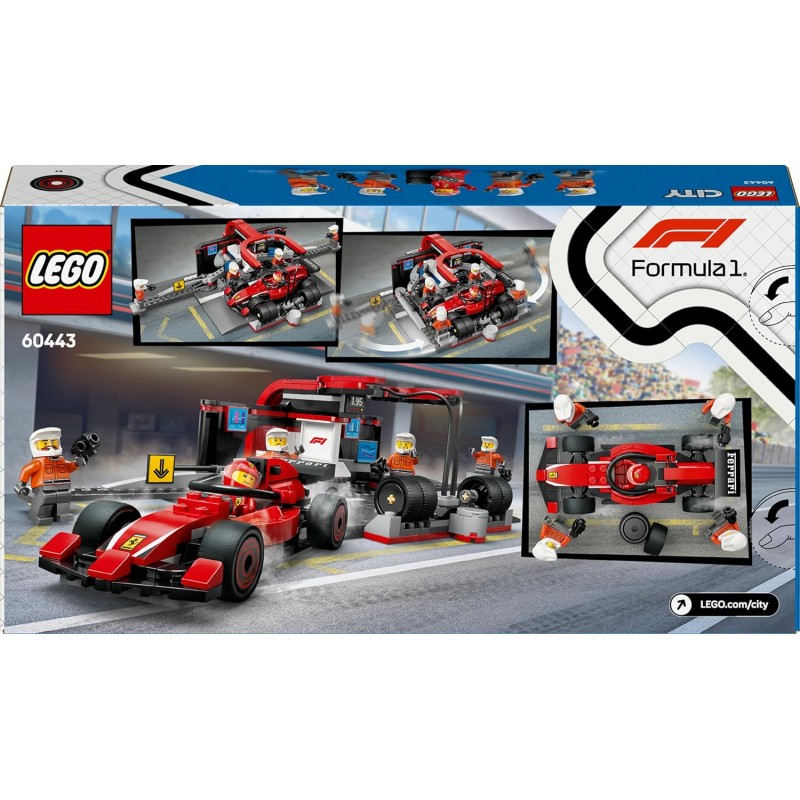 LEGO City Arrêt au Stand de F1 avec Voiture Ferrari