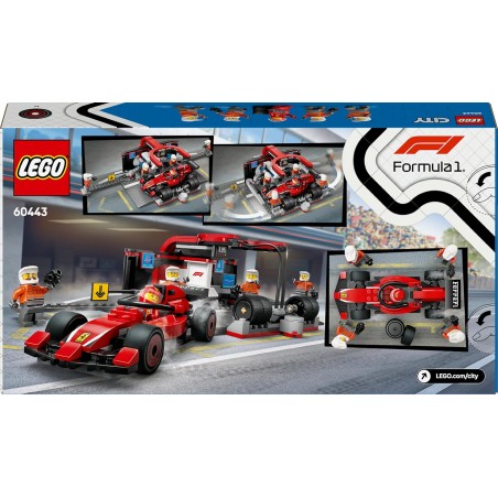 LEGO City Arrêt au Stand de F1 avec Voiture Ferrari