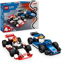 LEGO City Voitures de Course de F1 Williams Racing et Haas 60464
