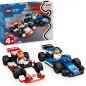 LEGO City Voitures de Course de F1 Williams Racing et Haas 60464