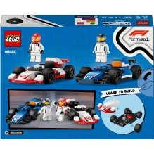 LEGO City Voitures de Course de F1 Williams Racing et Haas 60464