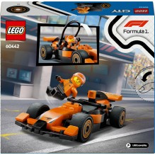 LEGO City Voiture de Course McLaren avec Pilote de F1 60442
