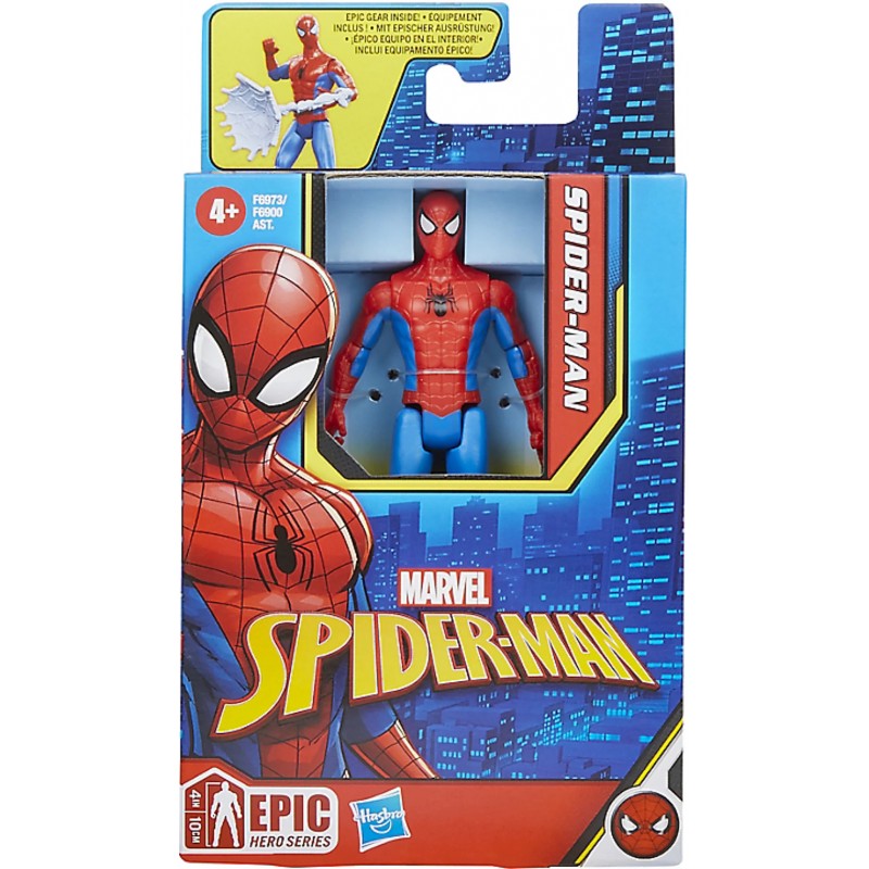 Spider-Man Epic Hero Series, figurine articulée Spider-Man classique de 10 cm