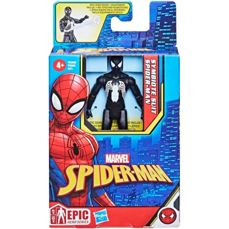 Figurine Spider-Man Symbiote Suit Epic Hero Series 10 cm