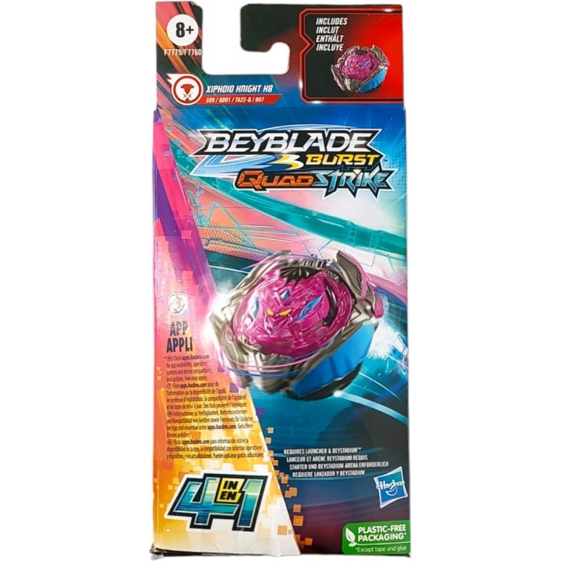 Beyblade Burst Quad Strike - Pack unique - Achille féroce